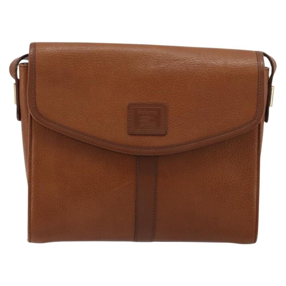 Burberry Leather Shoulder Bag Beige